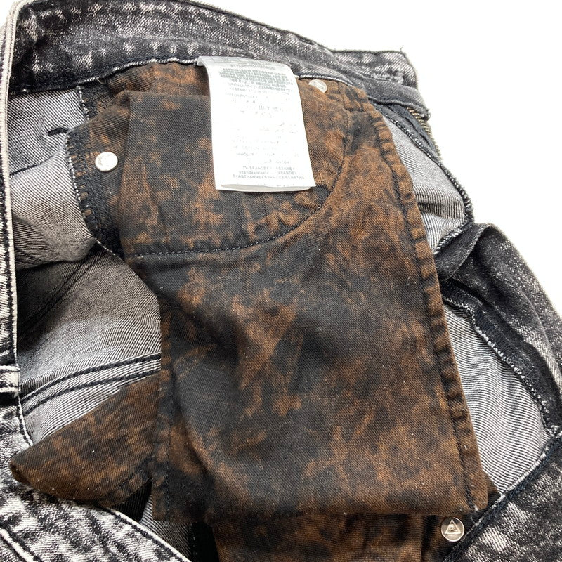 【中古品】【メンズ】 ゲス DENIM PANTS デニム ジーンズ パンツ スキニー ボトムス 古着 152-250618-mh-09-fuz サイズ:US28-A カラー:ブラック 万代Net店