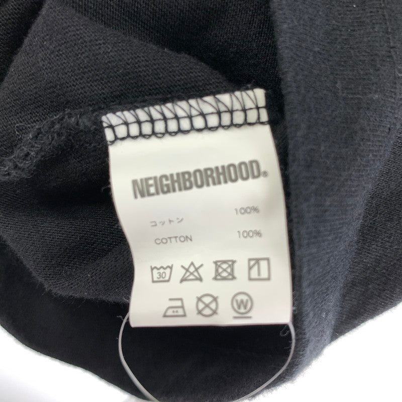 【現状渡し品】【メンズ】 ネイバーフッド NEIGHBORHOOD 半袖Tシャツ 142-250630-nm-12-fuz サイズ:SIZE:XL カラー:ブラック 万代Net店