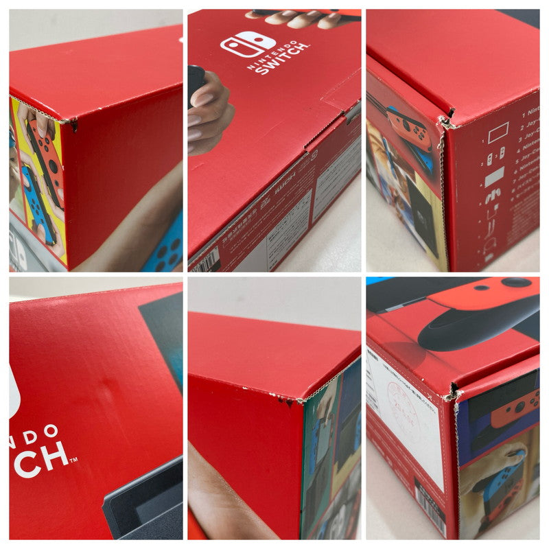 【中古品】 Nintendo Switch ニンテンドー スイッチ 本体 Joy-Con (L) ネオンブルー (R) ネオンレッド 2019モデル ゲーム 034-250717-mh-08-fuz 万代Net店