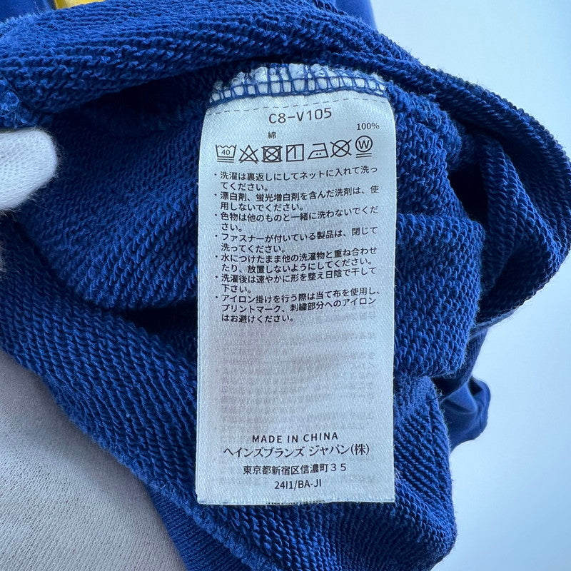 【中古品】【メンズ】 CHAMPION チャンピオン パーカー フーディー NAVY SIZE:XL ※シミ・毛玉有 148-260919-io-21-fuzh カラー:ネイビー 万代Net店