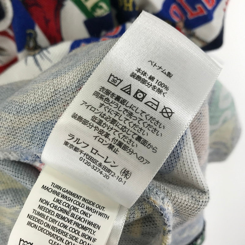 【中古品】【メンズ】 POLO RALPH LAUREN ポロ・ラルフローレン 総柄 タイガー ポロシャツ Tシャツ 半袖 トップス 古着 145-250722-mh-02-fuz サイズ:XL カラー:総柄 万代Net店