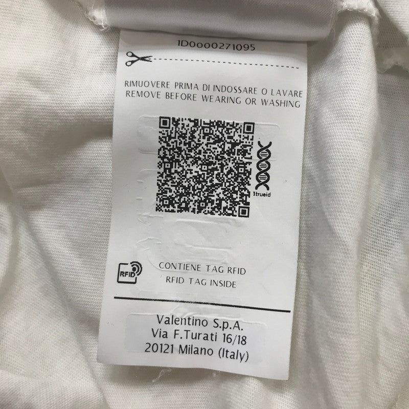 【中古品】【メンズ】 VALENTINO ヴァレンチノ RV3MG00PGGQ 半袖 Tシャツ トップス 古着 141-250725-mh-05-fuz サイズ:XS カラー:ホワイト 万代Net店