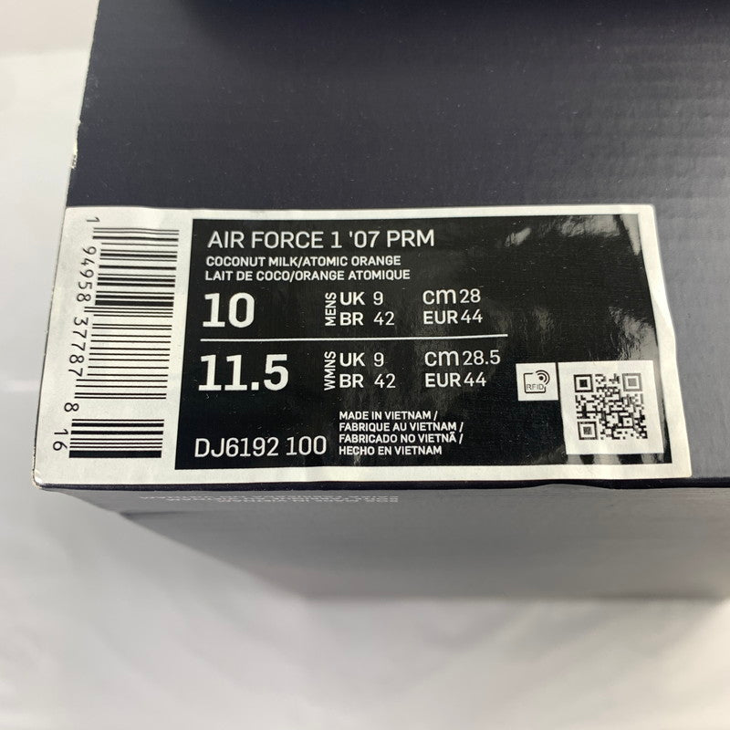 【中古美品】【メンズ】 NIKE DJ6192-100 AIR FORCE 1 LOW PREMIUM "DAKTARI" ナイキ エアフォース1 ロー プレミアム "ダクタリ" スニーカー 靴 160-250824-nm-05-fuz サイズ:28cm 万代Net店