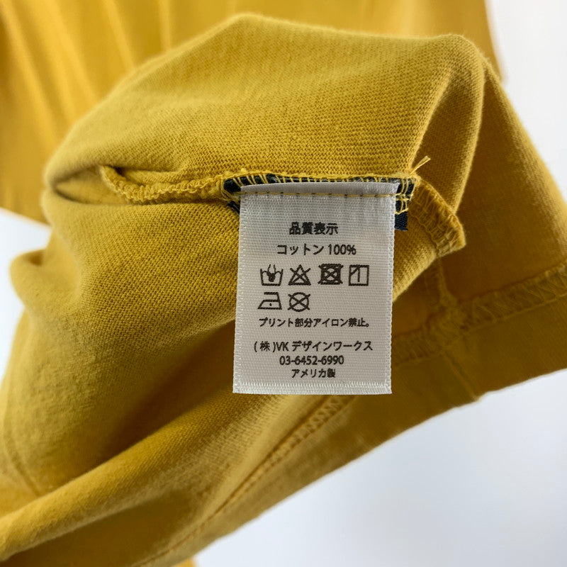 【中古美品】【メンズ】 GIRLS DON'T` CRY GDC ANGEL T-SHIRT ガールズ ドント クライ 142-250826-st-03-fuz サイズ:L カラー:イエロー 万代Net店