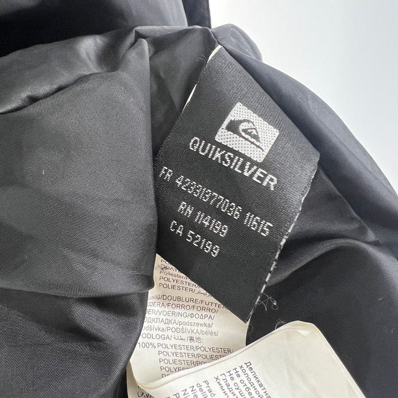 【中古品】【メンズ】 QUIK SILVER クイックシルバー ウェア スノーウェア スノボ スキー ジャケット アウター 上着 ※汚れあり 127-261022-io-02-fuz サイズ:L カラー:ホワイト 万代Net店