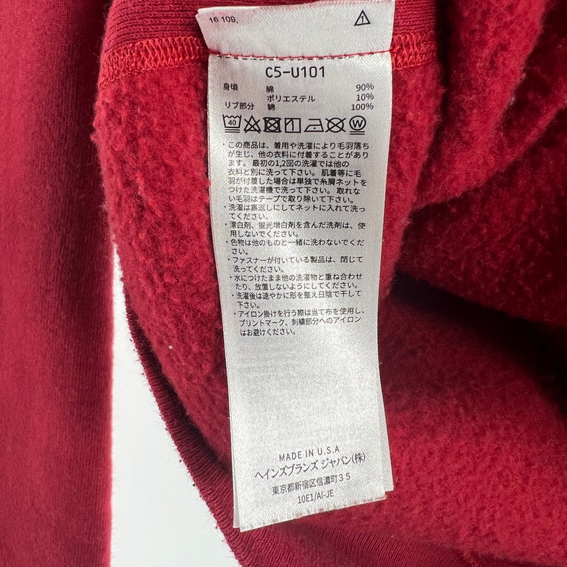 【中古品】【メンズ】 CHAMPION チャンピョン REVERSEWEAVE HOODIE フーディー パーカー カラーRED 赤タグ USA製 SIZE:S 148-260802-ky-09-fuzh 万代Net店