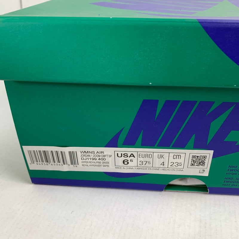 【中古美品】【メンズ】 NIKE DJ1199-400 WMNS AIR JORDAN 1 ZOOM CMFT SO ALEALI MAY スニーカー 靴 ナイキ 160-251102-st-09-fuz サイズ:23.5cm カラー:ブルー グリーン 万代Net店
