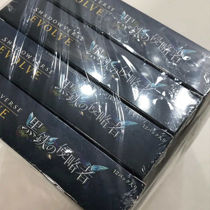 【中古美品】 未開封 Shadowverse EVOLVE シャドウバース エボルブ ブースターパック 第12弾 「黒鉄の侵略者」 BOX 4個 セット まとめ カード ゲーム 081-251107-mh-19-fuz 万代Net店