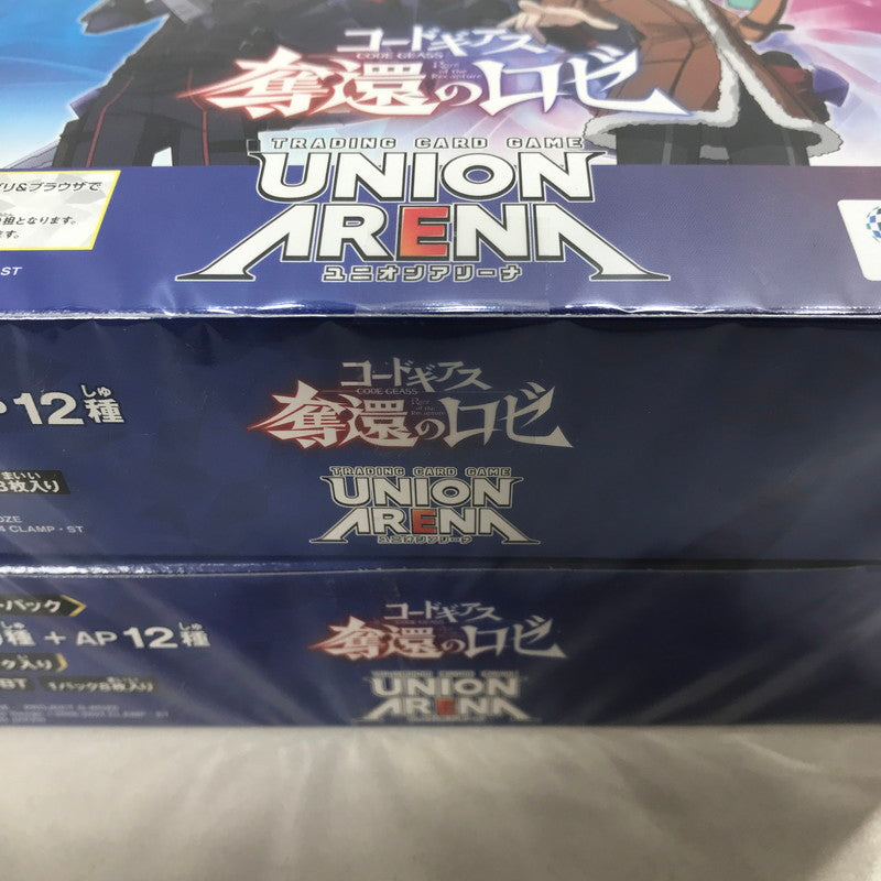 【中古美品】 未開封 UNION ARENA ブースターパック コードギアス 奪還のロゼ BOX 2個 セット まとめ カード ゲーム 081-251107-mh-18-fuz 万代Net店