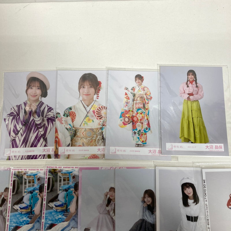 【中古品】 櫻坂46 大沼晶保 生写真 40枚 缶バッチ 坂道 グッズ まとめ 085-251209-mh-27-fuz 万代Net店