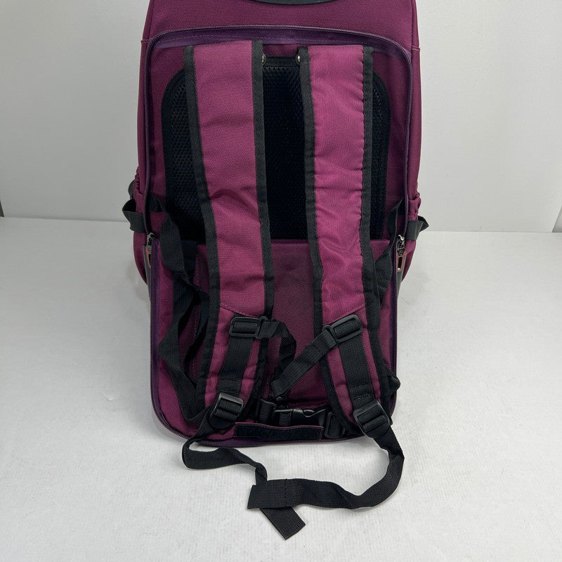【中古品】【メンズ/レディース】 HOLLY HOME ホリーホーム ローリングバックパック カバン キャリーバック 188-261020-ny-02-fuzh カラー:ワイン 万代Net店