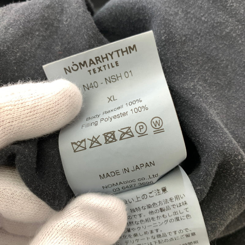 【中古品】【メンズ】 ニードルス×ノーマリズム テキスタイル NEEDLES×NOMARHYTHM TEXTILE 中綿ジャケット チャイナジャケット 140-260111-nm-06-fuz サイズ:XL カラー:ブラック(グレー系) 万代Net店