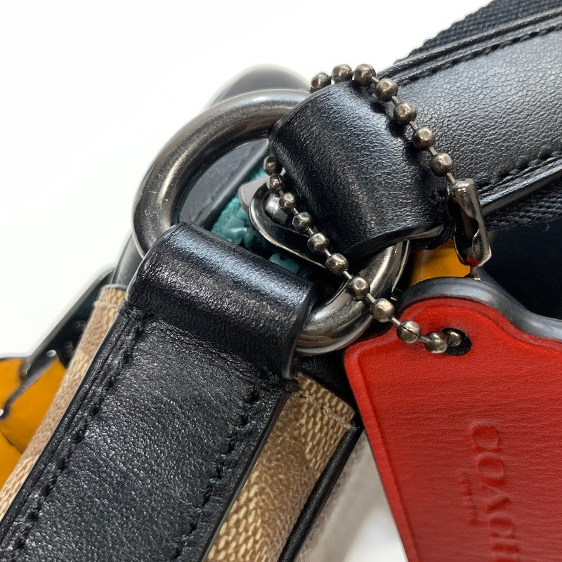 【中古品】【メンズ/レディース】 COACH コーチ ミニショルダーバッグ カバン F72930 シグネチャー 180-260123-ny-04-fuz カラー:ブラウン 万代Net店