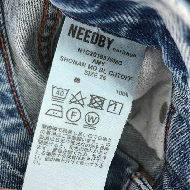 【中古品】【レディース】 NEED BY HERITAGE ニードバイヘリテージ N1C201537SMC カットオフデニムパンツ レディース 26インチ 171-260329-io-15-fuzh 万代Net店