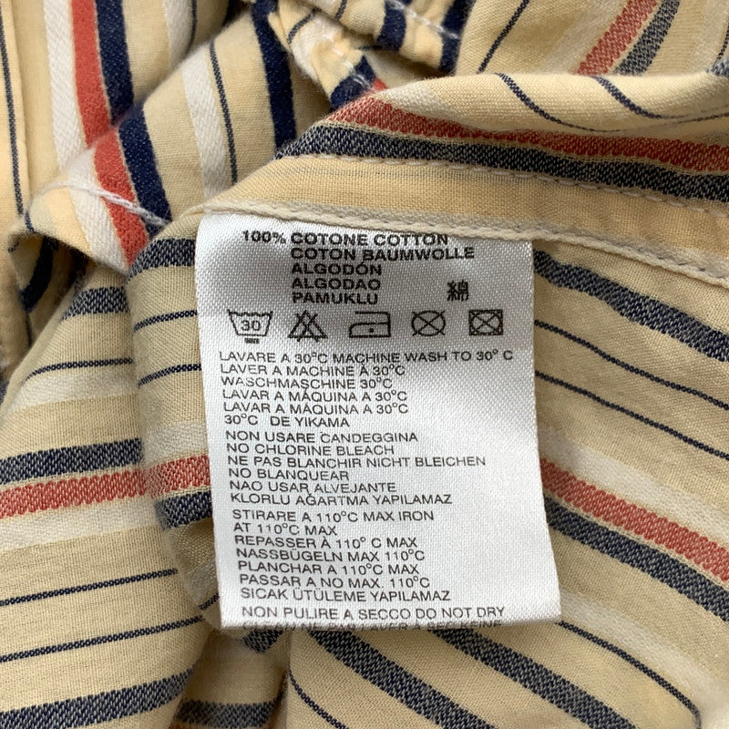 【中古品】【メンズ】 DIESEL ディーゼル 長袖シャツ トップス ブランド 古着 141-260523-gm-32-fuz サイズ:L カラー:イエロー 万代Net店