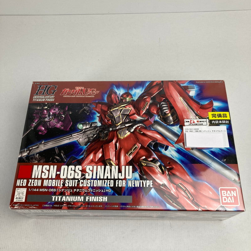 【中古美品】 HGUC MSN-06S シナンジュ チタニウムフィニッシュ 058-260402-ky-30-fuzh 万代Net店