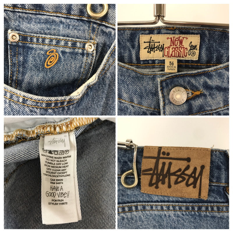【中古品】【メンズ】 STUSSY ステューシー 116672 NEW CLASSIC JEAN DENIM ニュー クラシック ジーンズ デニム パンツ Gパン ボトムス 153-260309-mh-11-fuz サイズ:W36 カラー:ブルー 万代Net店