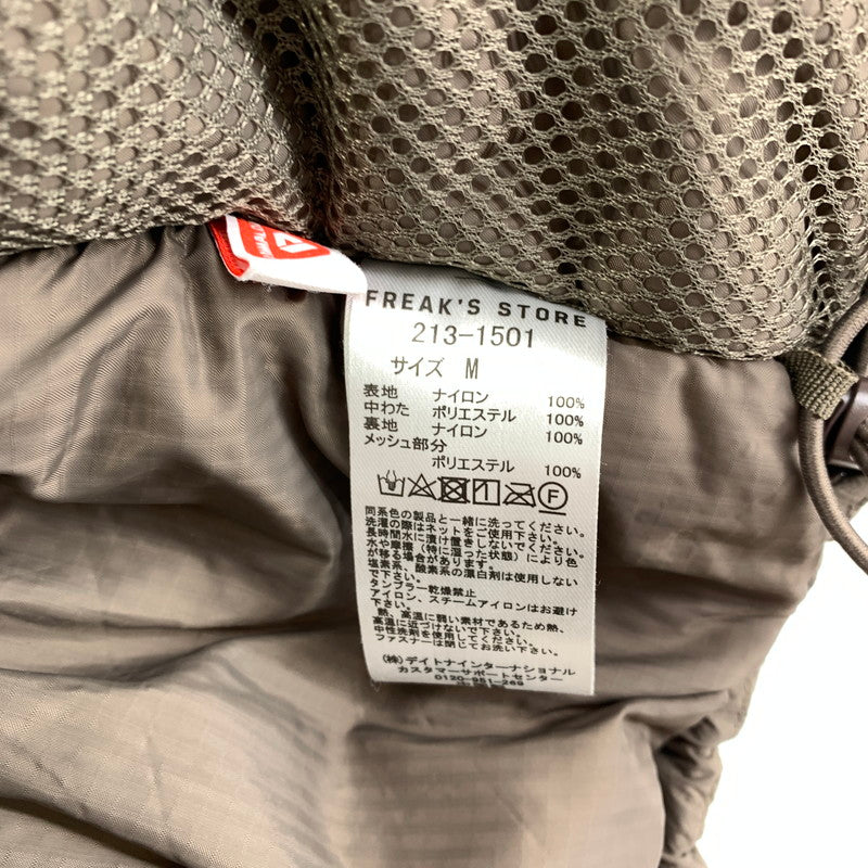 【中古品】【メンズ】 FREAK'S STORE フリークスストア プリマロフト 中綿 ベスト 147-260319-ky-13-fuzh サイズ:M カラー:ブラウン 万代Net店