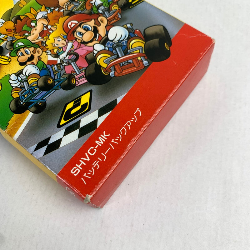 【中古品】 SFC スーパーマリオカート スーパーファミコン レトロゲーム マリオ 動作確認済 ※ソフト日焼け・取説・箱傷み 023-260718-io-47-fuzh 万代Net店