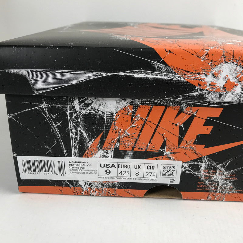 【中古美品】【メンズ】 NIKE DZ5485-008 AIR JORDAN 1 RETRO HIGH OG "SHATTERED BACKBOARD" (2025) スニーカー 靴 160-260330-ky-28-fuzh サイズ:27 カラー:オレンジ 万代Net店