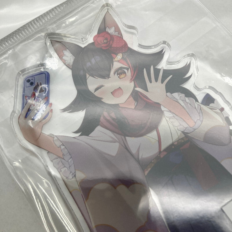 【中古美品】 ホロライブ いろはにほへっと あやふぶみ×豊島園 庭の湯 デカアクリルスタンド 大神ミオ 053-260417-ky-41-fuz 万代Net店