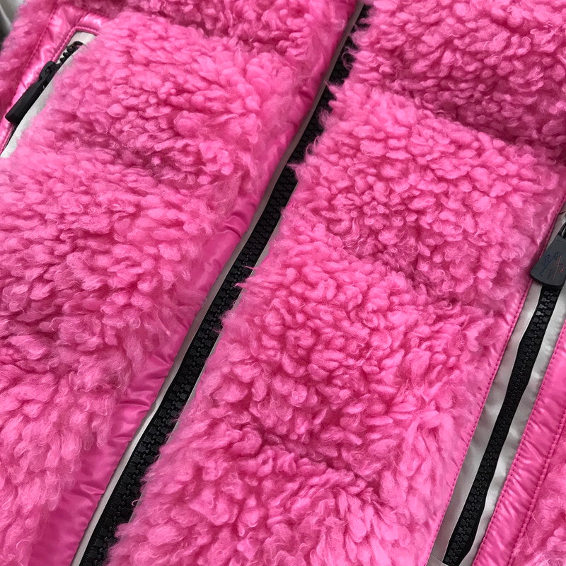 【中古品】【レディース】 MONCLER GRENOBLE モンクレール グルノーブル GILET ジレ ベスト アウター 古着 169-260410-mh-09-fuzh サイズ:XXS カラー:ピンク 万代Net店