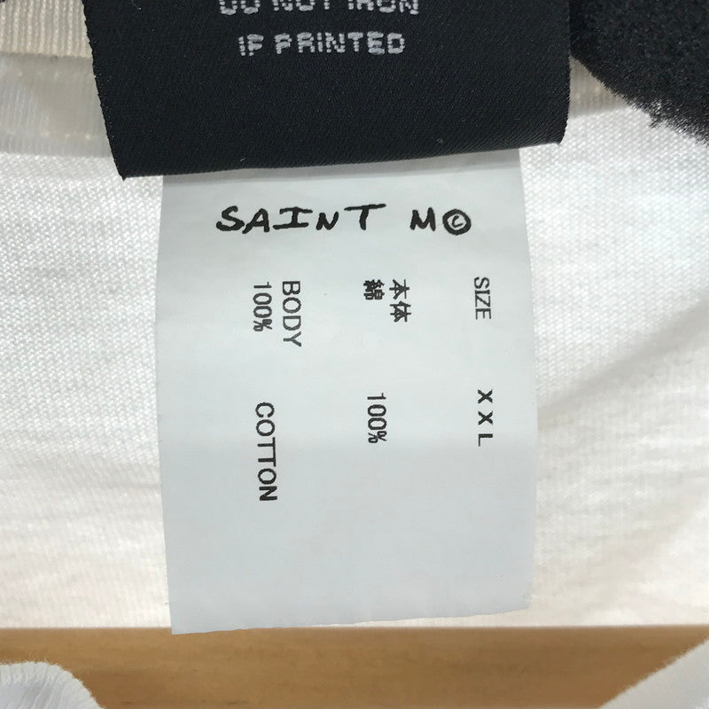 【中古品】【メンズ】 SAINT MICHAEL セントマイケル SM-YS8-0000-008 24SS SS TEE 半袖 Tシャツ トップス 古着 140-260410-mh-14-fuzh サイズ:XXL カラー:ホワイト 万代Net店
