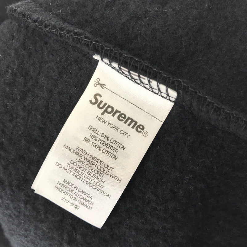【中古美品】【メンズ】 SUPREME シュプリーム DEVIL S LOGO ZIP UP HOODED SWEATSHIRT デビル S ロゴ ジップアップ フーデッド スウェット トップス 古着 149-260410-mh-11-fuzh サイズ:L カラー:ブラック 万代Net店