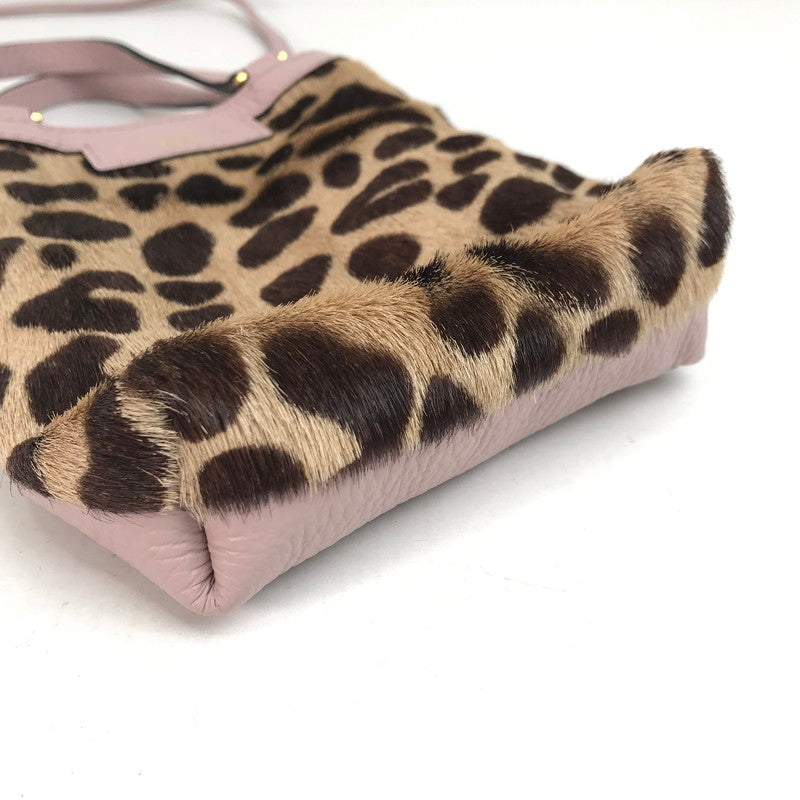 【中古品】【レディース】 GIANNI CHIARINI ジャンニ キアリーニ 2WAY バッグ カバン 188-260413-ky-15-fuz カラー:ピンク レオパード 万代Net店