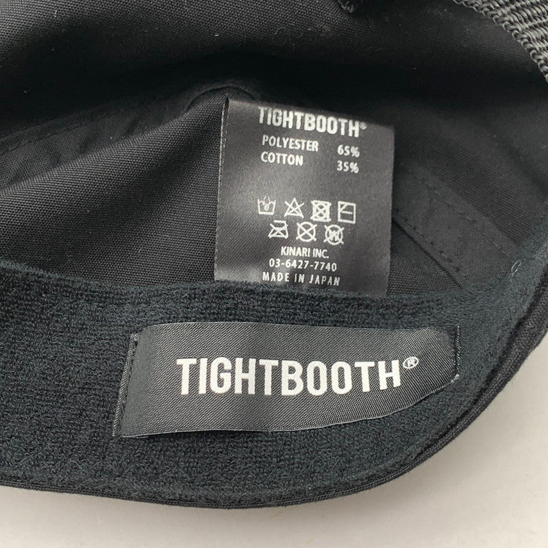 【中古品】【メンズ】 TIGHTBOOTH CAP タイトブース プロダクション キャップ ブランド 帽子 185-260627-gm-40-fuz サイズ:F カラー:ブラック 万代Net店
