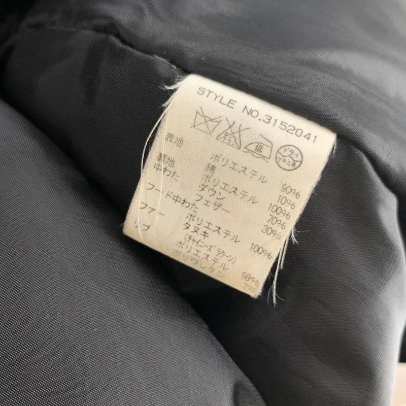 【中古品】【メンズ】 SCHOTT ショット 3142051 DOWN JACKET ダウンジャケット 145-260422-ny-04-fuz サイズ:S カラー:ブラック 万代Net店