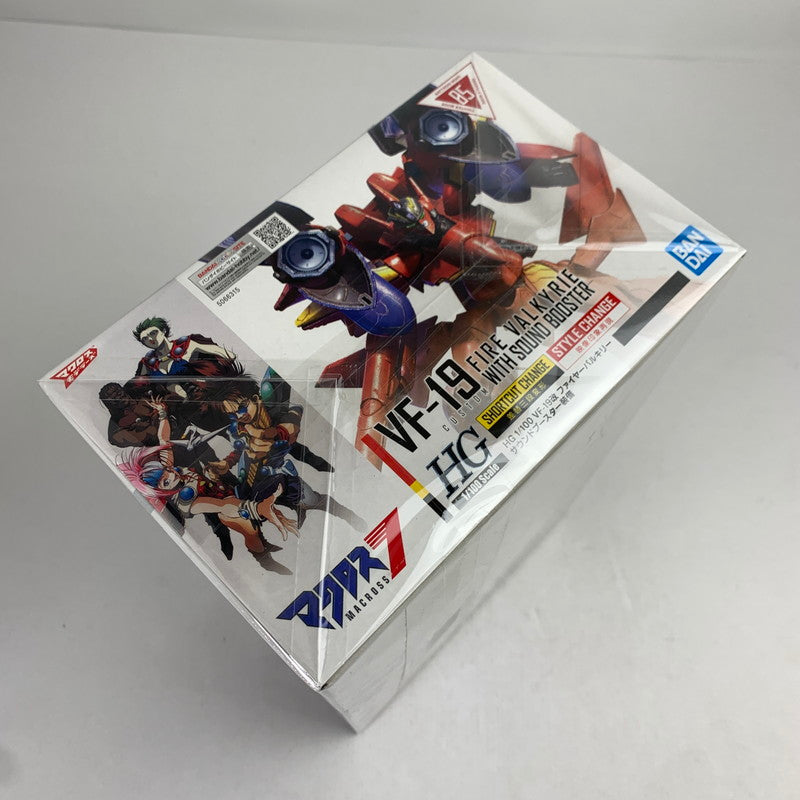 【中古美品】 内装未開封 HG VF-19改 ファイヤーバルキリー サウンドブースター装備 プラモデル プラモ 059-260820-io-24-fuzh 万代Net店