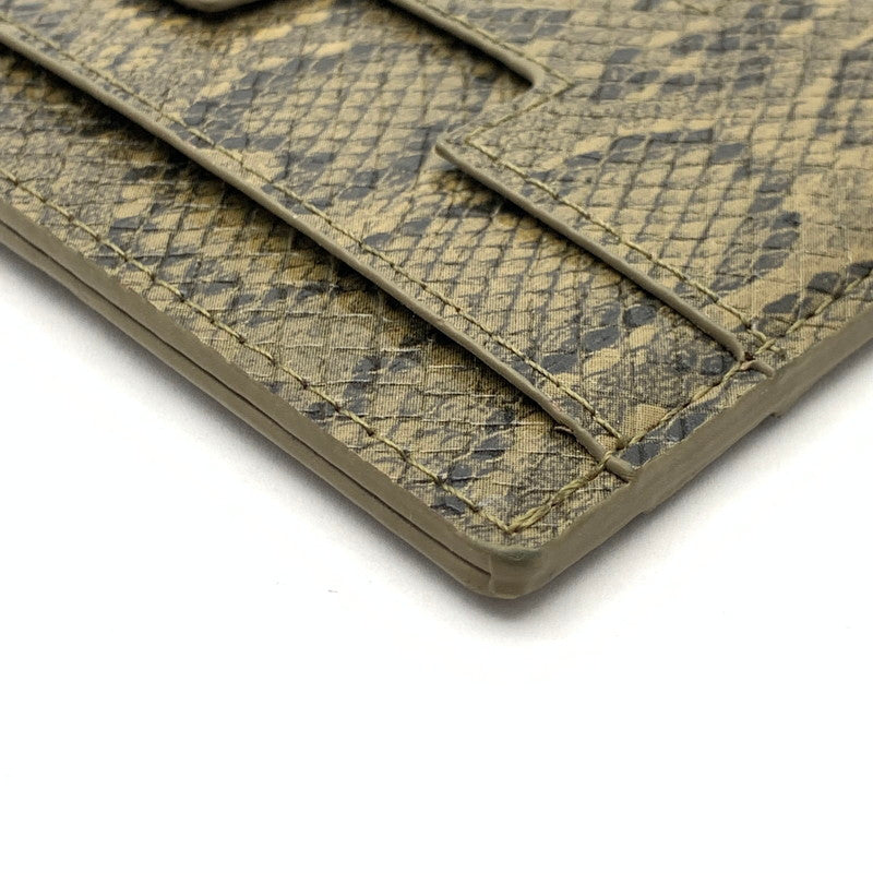 【中古品】【メンズ/レディース】 HUF FUCK IT CARDHOLDER ハフ カードホルダー カードケース パスケース ブランド 200-260509-gm-18-fuz カラー:スネークスキン 総柄 万代Net店
