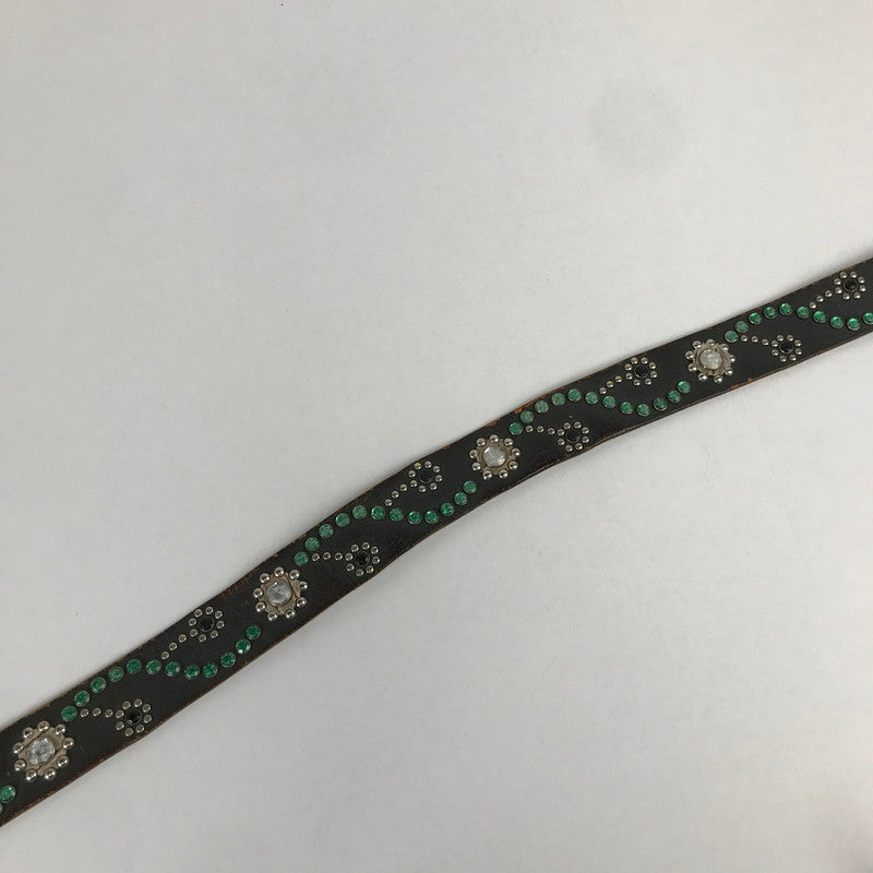【中古品】【メンズ】 USED スタッズベルト BROWN ※使用感有 歪みあり ベルト 205-260529-io-15-fuzh 万代Net店