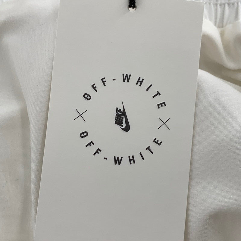 【中古美品】【メンズ】 OFF WHITE×NIKE U NRG SHORT オフホワイト×ナイキ NRG ショートパンツ ハーフパンツ ボトムス ブランド 古着 153-260614-gm-07-fuz サイズ:L カラー:ホワイト 万代Net店