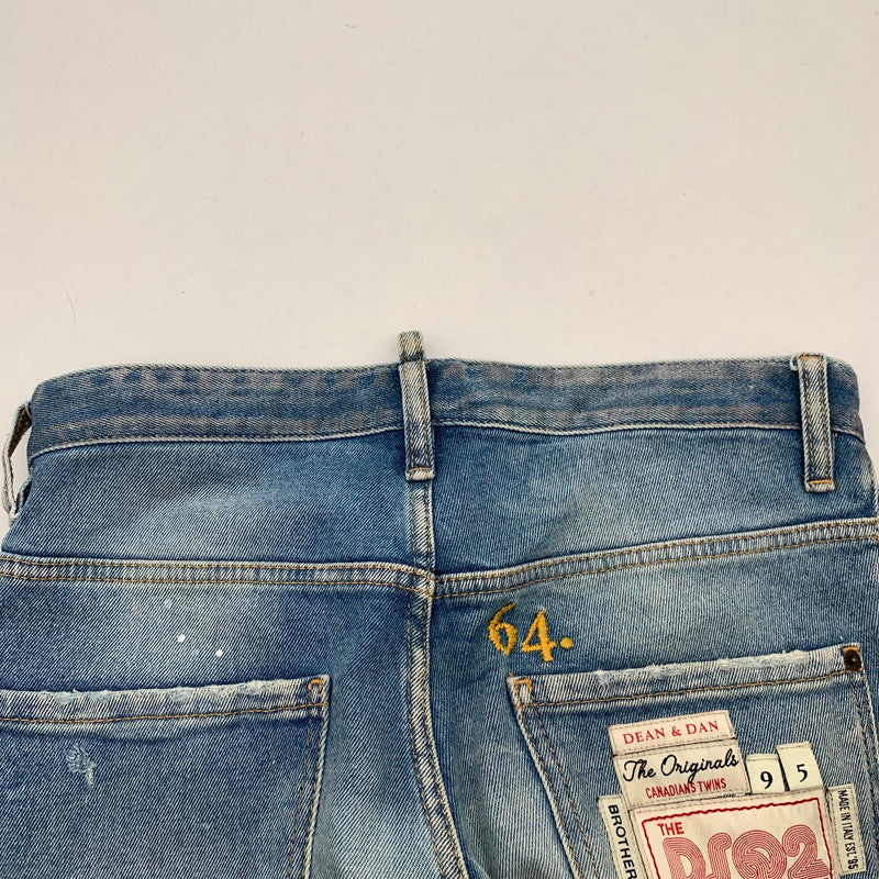 【中古品】【メンズ】 DSQUARED2 ディースクエアード2 SKATER JEANS スケーター ジーンズ パンツ デニム ダメージ メンズ 46サイズ 152-260516-io-01-fuzh 万代Net店