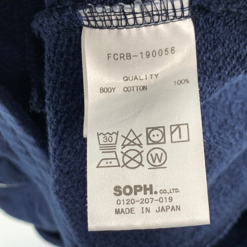 【中古品】【メンズ】 F.C.REAL BRISTOL FCRB-190056 EMBLEM SWEAT PANTS エフシーレアルブリストル スウェットパンツ ボトムス ブランド 古着 153-260614-gm-18-fuz サイズ:L カラー:ネイビー 万代Net店