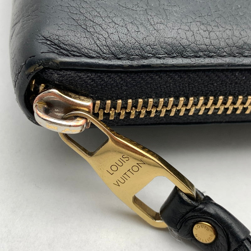 【中古品】【メンズ】 LOUIS VUITTON ルイヴィトン M61864 モノグラム アンプラント ジッピーウォレット 長財布 財布 179-260524-mh-02-fuz カラー:ブラック 万代Net店