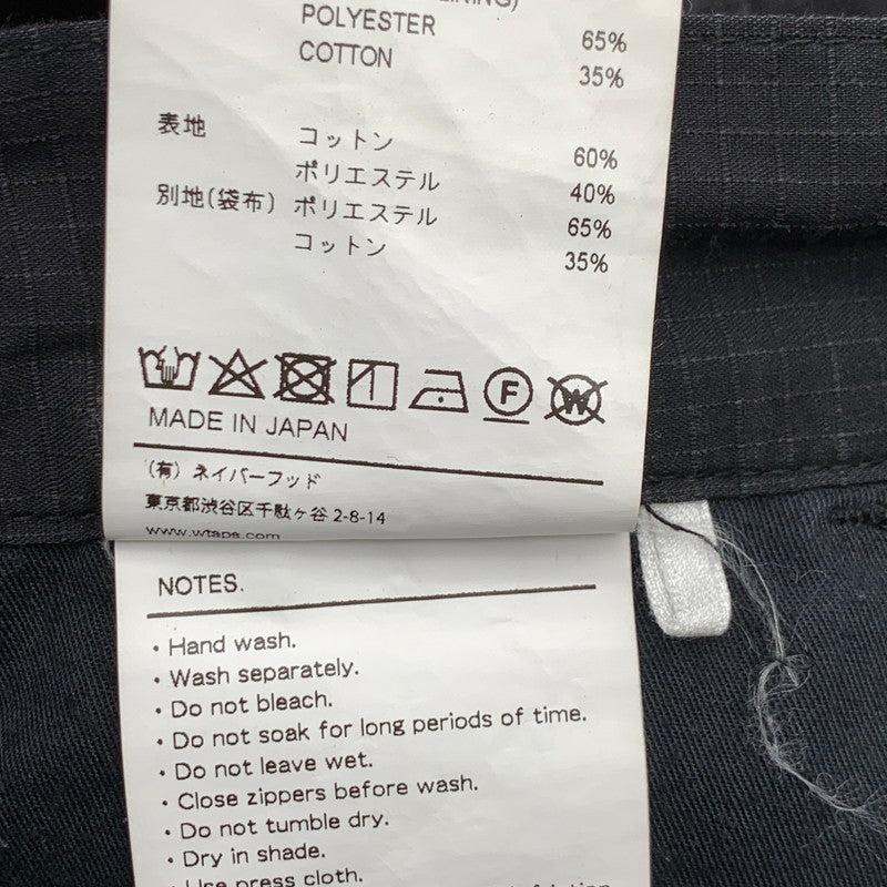 【中古品】【メンズ】 WTAPS 211TQDT-PTM01 21SS TUCK 01 TROUSERS ダブルタップス タックトラウザー パンツ ボトムス ブランド 古着 153-260606-gm-23-fuz サイズ:02 カラー:ブラック 万代Net店
