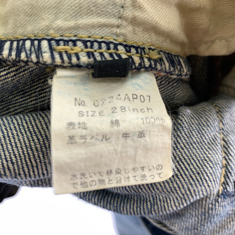 【中古品】【メンズ】 HYSTERIC GLAMOUR ヒステリックグラマー 0224AP07 リメイク風 151-260603-ny-08-fuzh サイズ:28 カラー:インディゴ 万代Net店