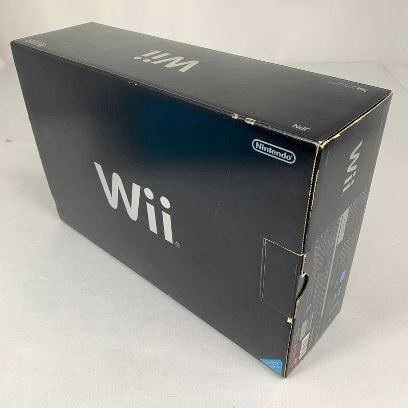 【中古美品】 Wii本体 (クロ) 023-260604-MO-01-fuz 万代Net店