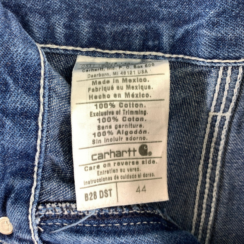 【中古品】【メンズ】 CARHARTT カーハート B28DST デニム ショートパンツ ショーツ ワークパンツ 156-261020-vt-81-fuzh サイズ:44 カラー:ブルー 万代Net店