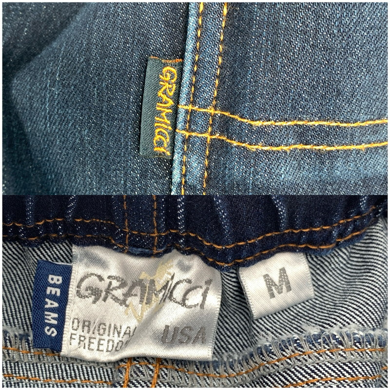 【中古品】【メンズ】 GRAMICCI × BEAMS グラミチ ビームス GMP-19S945 クライミング デニム パンツ ジーンズ ボトムス 古着 155-260729-mh-11-fuzh サイズ:M カラー:インディゴ 万代Net店
