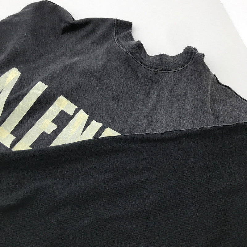 【中古品】【メンズ】 BALENCIAGA バレンシアガ 791613 TQVQ6 TAPE TYPE LS TEE 24SS ロング Tシャツ トップス 古着 141-260610-mh-04-fuzh サイズ:L カラー:ブラック 万代Net店