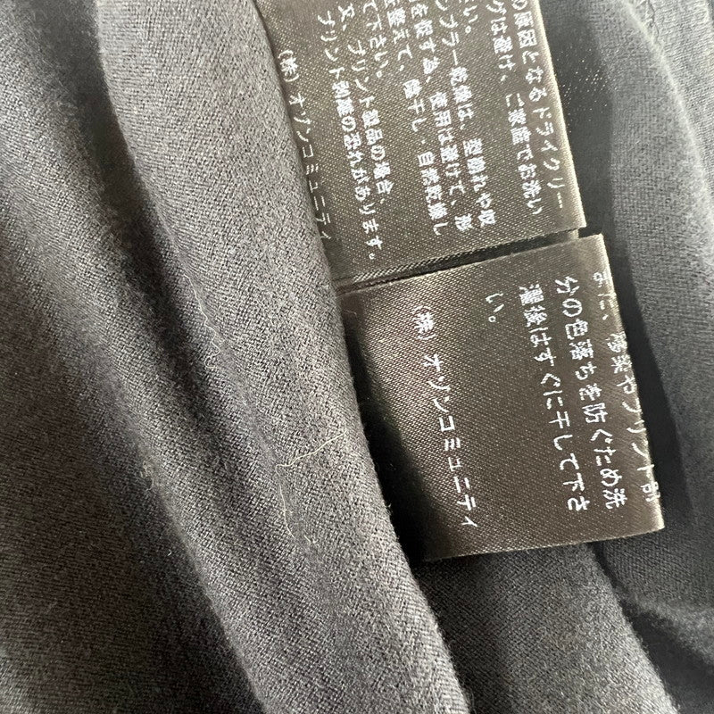【中古美品】【レディース】 HYSTERIC GLAMOUR ヒステリックグラマー HYSTERIC QUEEN LS TEE ロンT 長袖 Tシャツ 170-260705-nm-06-fuzh サイズ:FREE カラー:ブラック/シルバー 万代Net店