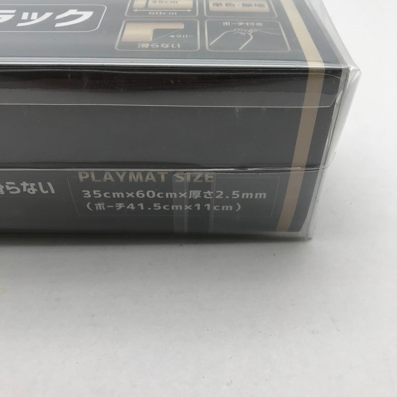 【未使用品】 レイマット ブラック ポーチ付 35×60 厚さ2.5 081-260624-ky-19-fuz 万代Net店
