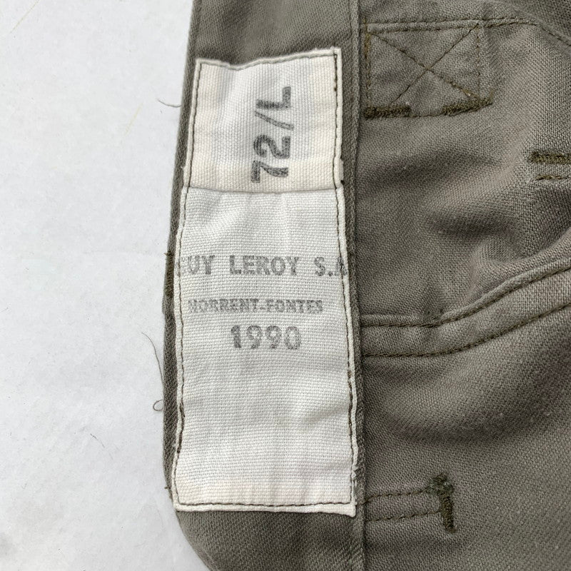 【中古品】【メンズ】 GUY LEROY FRANCE ARMY PANTS ギ・ルロワ フランス軍 パンツ 156-260803-ny-16-fuzh サイズ:72 カラー:カーキ 万代Net店