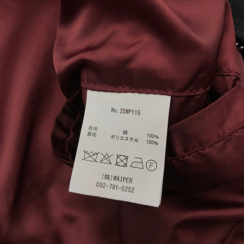 【中古品】【メンズ】 WAIPER.INC ワイパー 25WP115 SOUVENIR VIETNAM JACKET スーベニア ベトナム ジャケット 上着 BLACK SIZE:S ※汚れ・スレ・使用感有 145-260617-io-07-fuzh 万代Net店