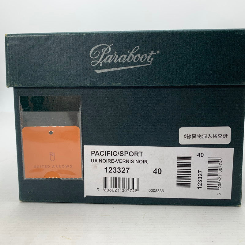【中古品】【メンズ】 PARABOOT × UNITED ARROWS パラブーツ ユナイテッドアローズ パシフィック グルカサンダル 靴 サンダル シューズ 164-260716-mh-05-fuzh サイズ:40 カラー:ブラック 万代Net店