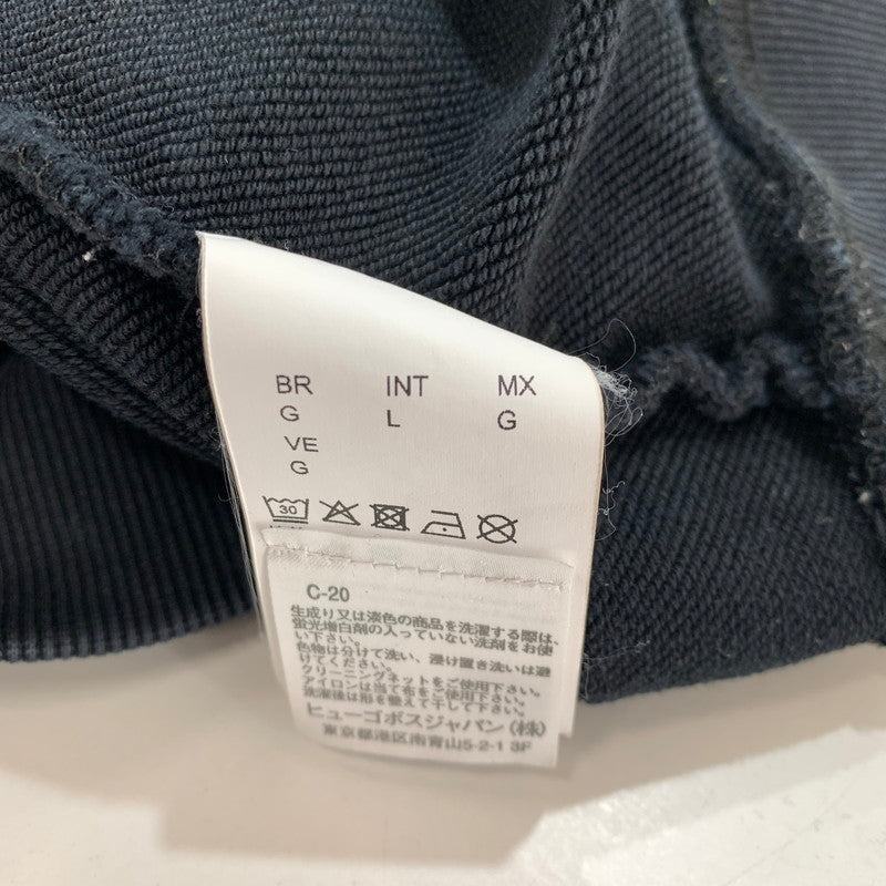 【中古品】【メンズ】 HUGO BOSS ヒューゴボス PARKA DOG 犬 パーカー トップス 長袖 古着 141-261009-mh-07-fuzh サイズ:L カラー:ブラック 万代Net店